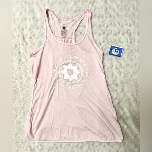 NWT- CLUB PILATES Pink Racerback Tank Top